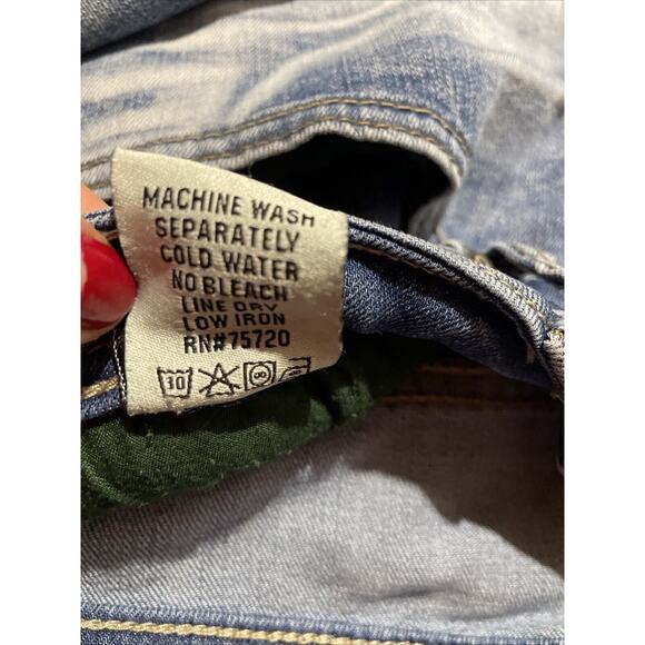 Departwest Buckle Mens Jeans Trouper Straight Leg Denim Size 31x32R Light Wash - Picture 10 of 14